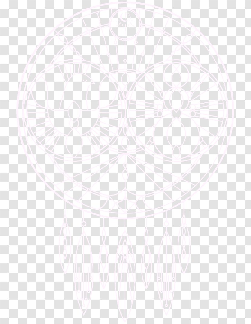 Circle Oval Angle - White - Dreamcatcher Transparent PNG