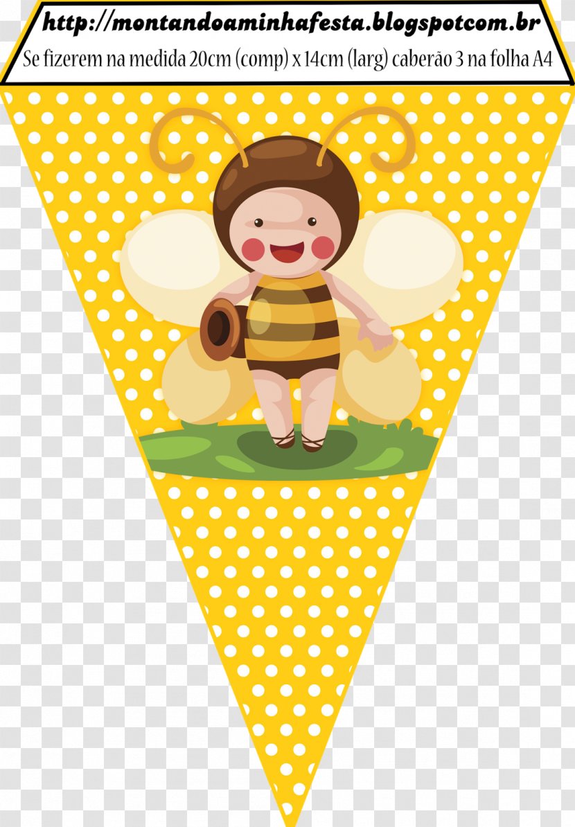 Bee Clip Art Party Paper Spelling - Gender Reveal Transparent PNG