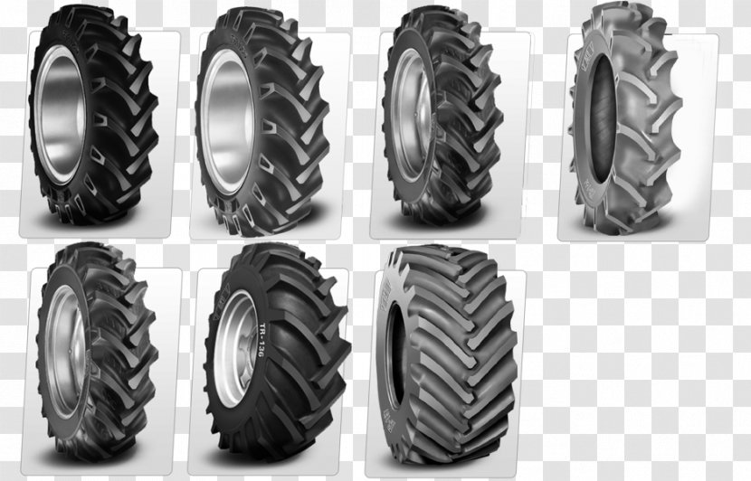 Tread Tractor Agriculture Agricultural Machinery Tire - Machine Transparent PNG
