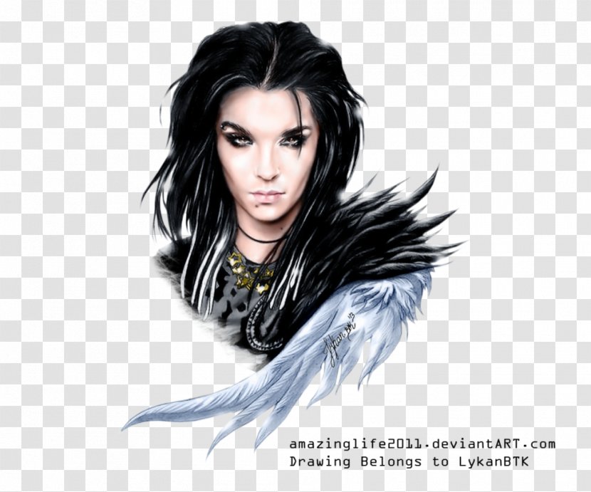 Black Hair Coloring - Silhouette - Lykan Transparent PNG