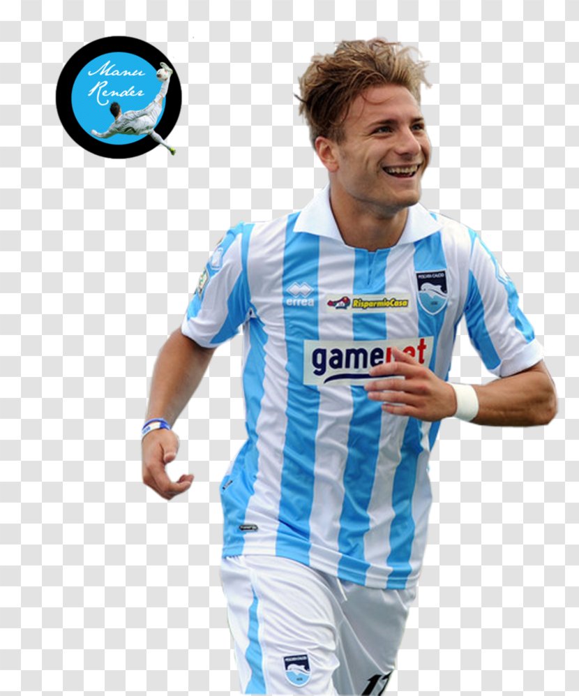 Ciro Immobile Painting Art Genoa C.F.C. Rendering - Blue Transparent PNG