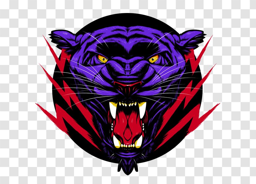 Drawing Art Lion - Black Panther - Roar Transparent PNG