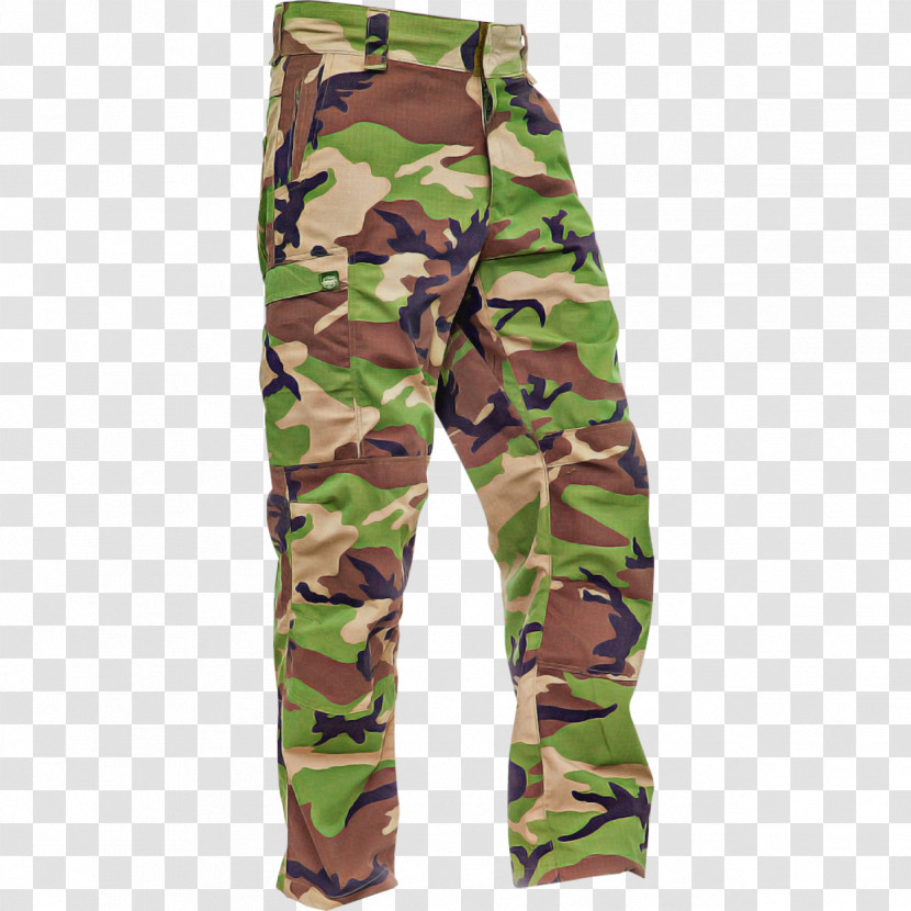 Clothing Military Camouflage Green Camouflage Trousers Transparent PNG