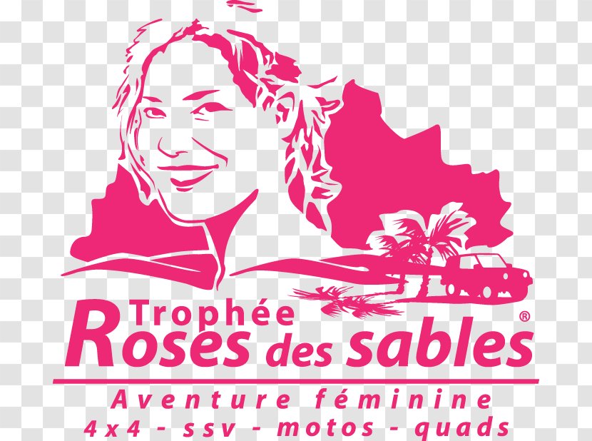 Trophée Roses Des Sables Woman Morocco Garden Rallying - Watercolor - Guns And Logo Transparent PNG