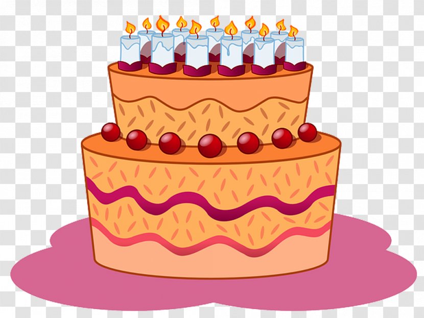 Birthday Cake Cupcake Clip Art - Buttercream Transparent PNG