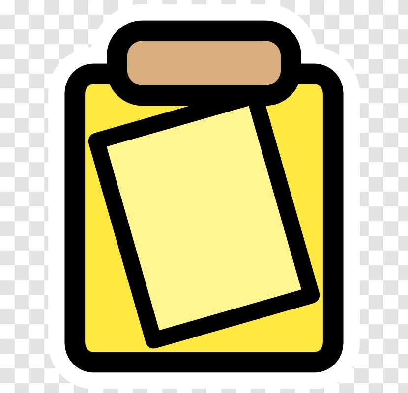 Clipboard Clip Art - Rectangle - Kde Transparent PNG