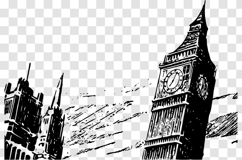 Big Ben Palace Of Westminster Tower Clip Art - Building Transparent PNG