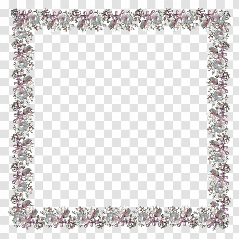 Picture Frames Pearl - Lace Boarder Transparent PNG