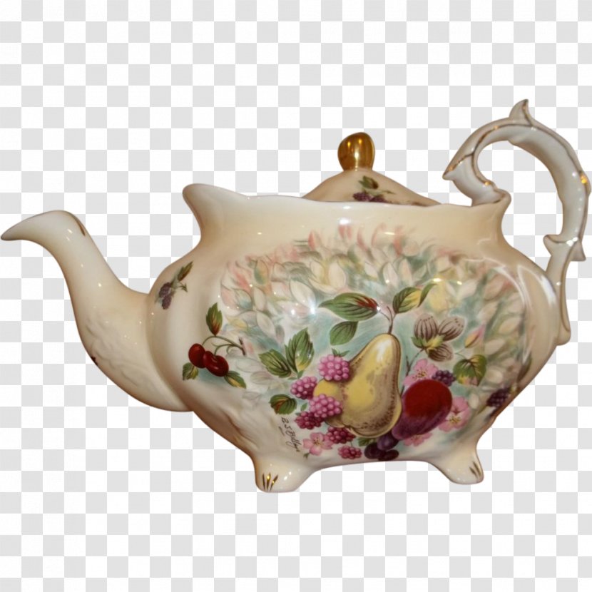 Kettle Porcelain Teapot Tennessee Tableware - Hand Painted Transparent PNG