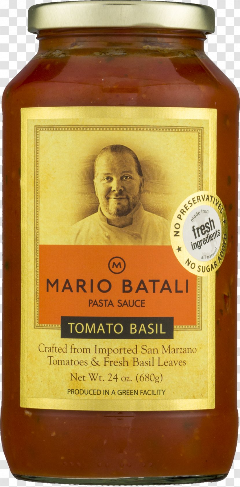 Mario Batali Chutney Pasta Tomato Sauce Cherry - Basil - Ounce Transparent PNG