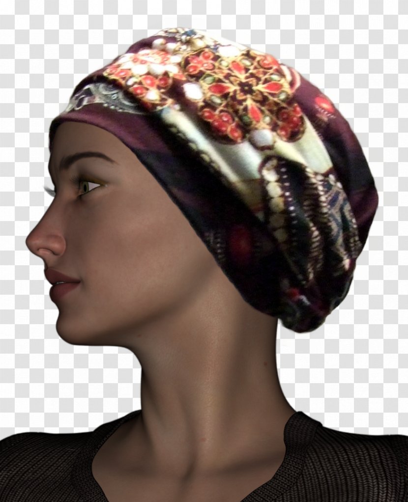 Turban Headgear Knit Cap Beanie Hat - Scarf Transparent PNG