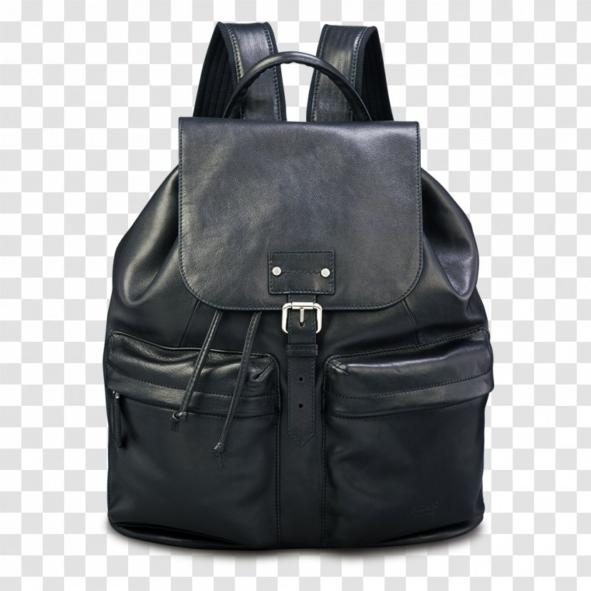 Handbag Leather Backpack Messenger Bags - Black M Transparent PNG