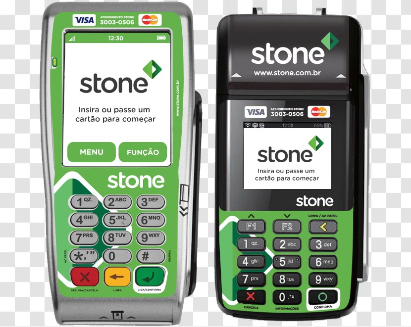 Feature Phone Payment Terminal Smartphone Credit Card Rede S.A. - Point Of Sale Transparent PNG
