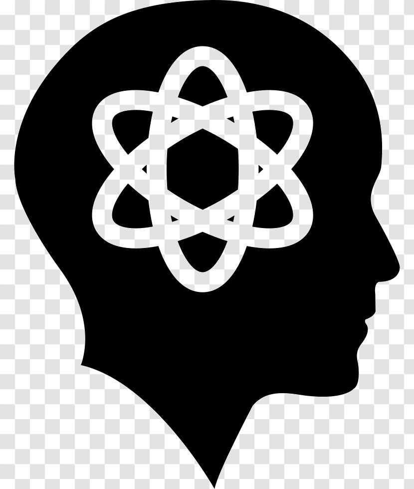 Atom Logo Industry Nuclear Power - Silhouette - Flower Transparent PNG