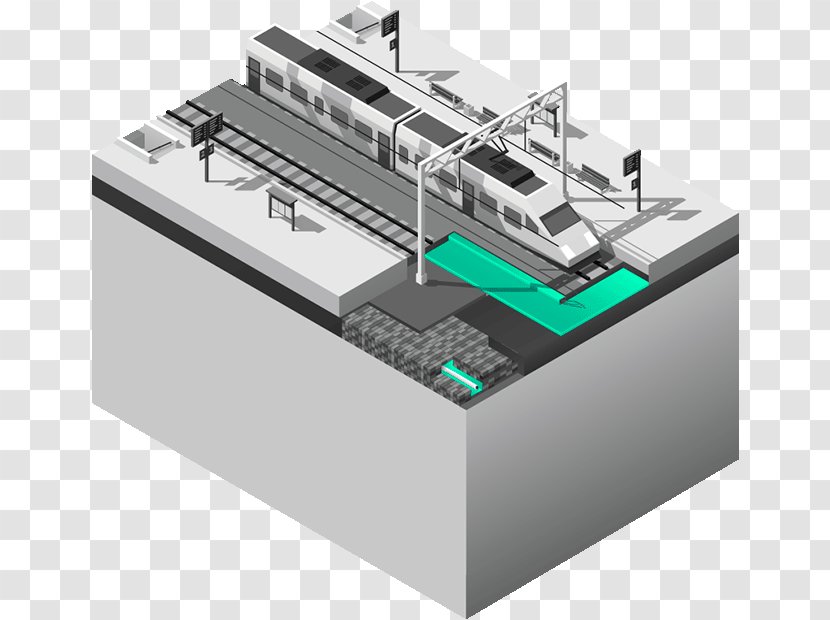 Train Rail Transport Commuter Station Rapid Transit - Frame Transparent PNG