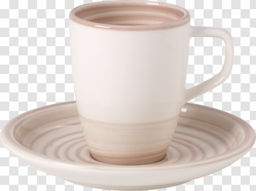 Coffee Cup Saucer Mug Ceramic Espresso - Drinkware Transparent PNG