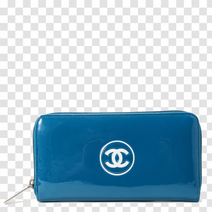 Chanel Bag Wallet Luxury Goods Navy Blue - Cobalt - CHANEL Leather Transparent PNG