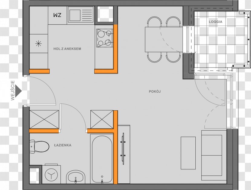 Nowa 5 Dzielnica Architecture Krowodrza Floor Plan - Facade - Osiedle Mieszkaniowe Transparent PNG