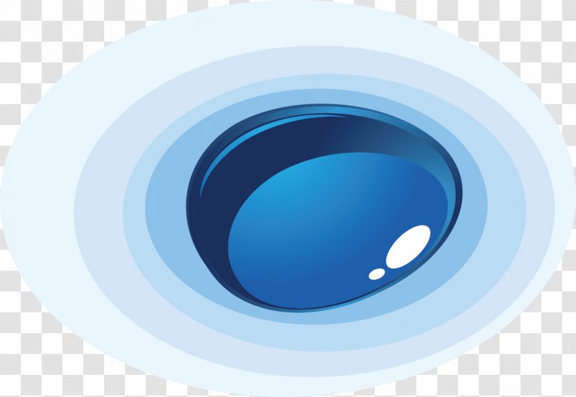 Light Blue - Gradient Water Halo Transparent PNG