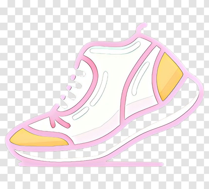 Footwear White Pink Shoe Sneakers - Athletic - Plimsoll Transparent PNG