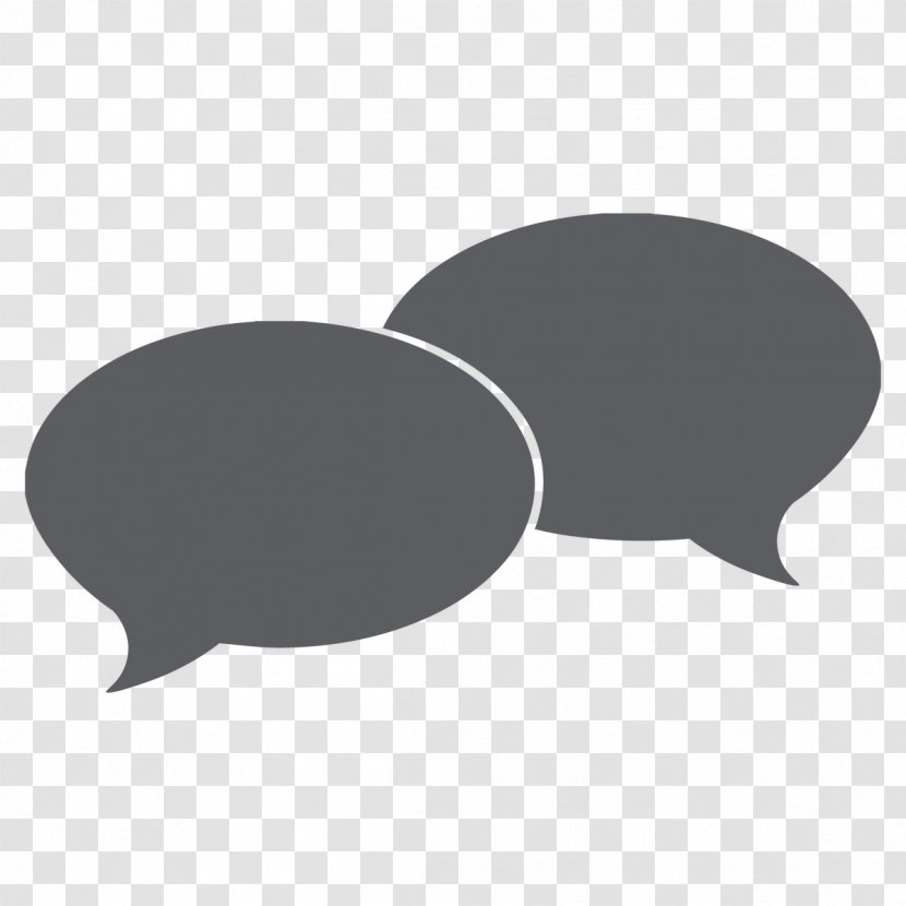 Text Speech Balloon Bubble - Silhouette - Conversation Transparent PNG