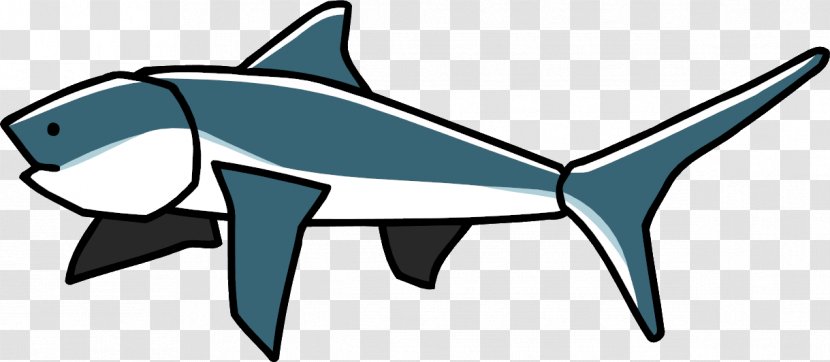 Scribblenauts Shark Pelagic Thresher Bigeye Fish - Sharks Transparent PNG