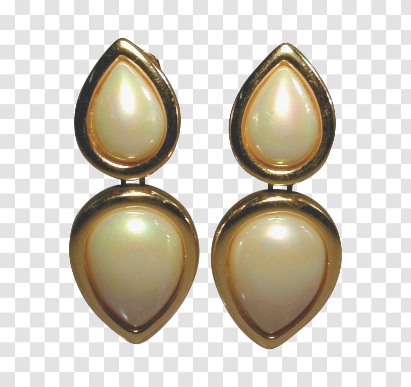 Pearl Earring Body Jewellery Amber Transparent PNG
