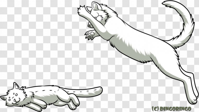 Cat Dog Line Art Drawing Sketch - Arm Transparent PNG