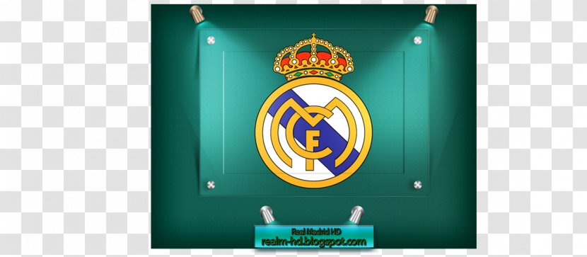 Real Madrid C.F. Logo Teal Banner - Advertising - Computer Transparent PNG