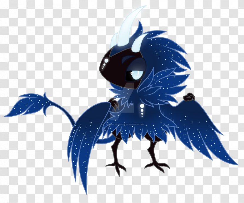 Cobalt Blue Feather Beak Transparent PNG