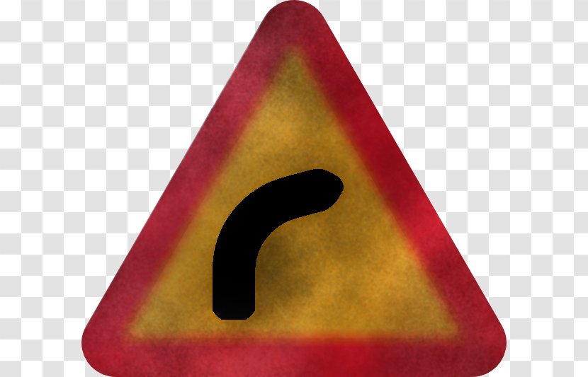 Sign Triangle Font Symbol Signage - Number Traffic Transparent PNG