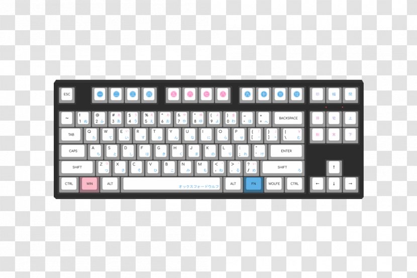 Computer Keyboard Keycap Cherry RGB Color Model M - Space Bar Transparent PNG