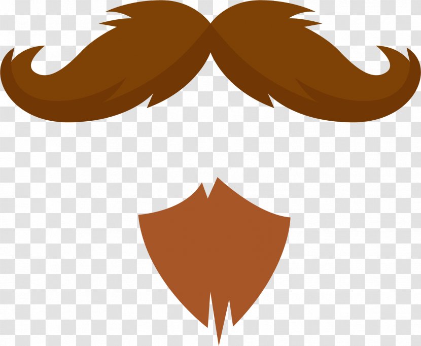 Moustache Beard Clip Art - Silhouette - Mustache Clipart Transparent PNG