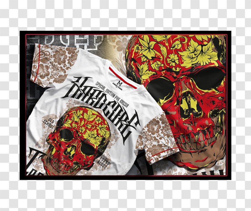 T-shirt Skull Sleeve Boxing Textile - Tshirt Transparent PNG
