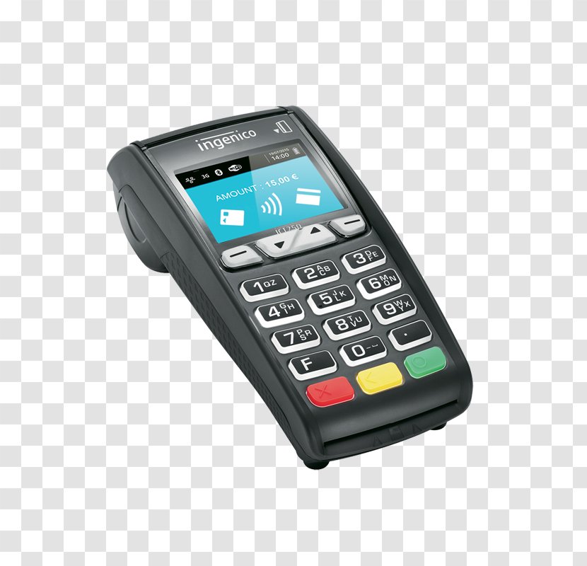 Payment Terminal EMV Point Of Sale Handheld Devices - Ingenico - Electronic Transparent PNG