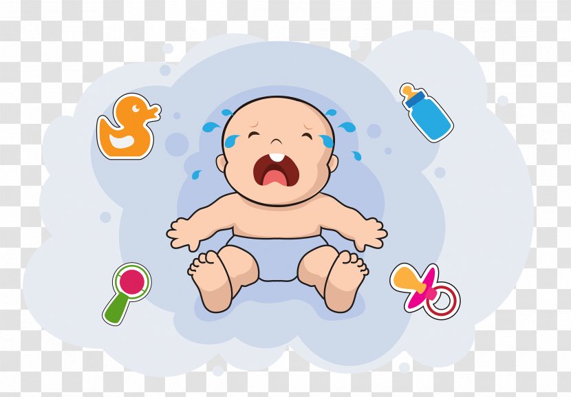 Infant Crying Child Illustration Image - Toddler - Boyscout Streamer Transparent PNG