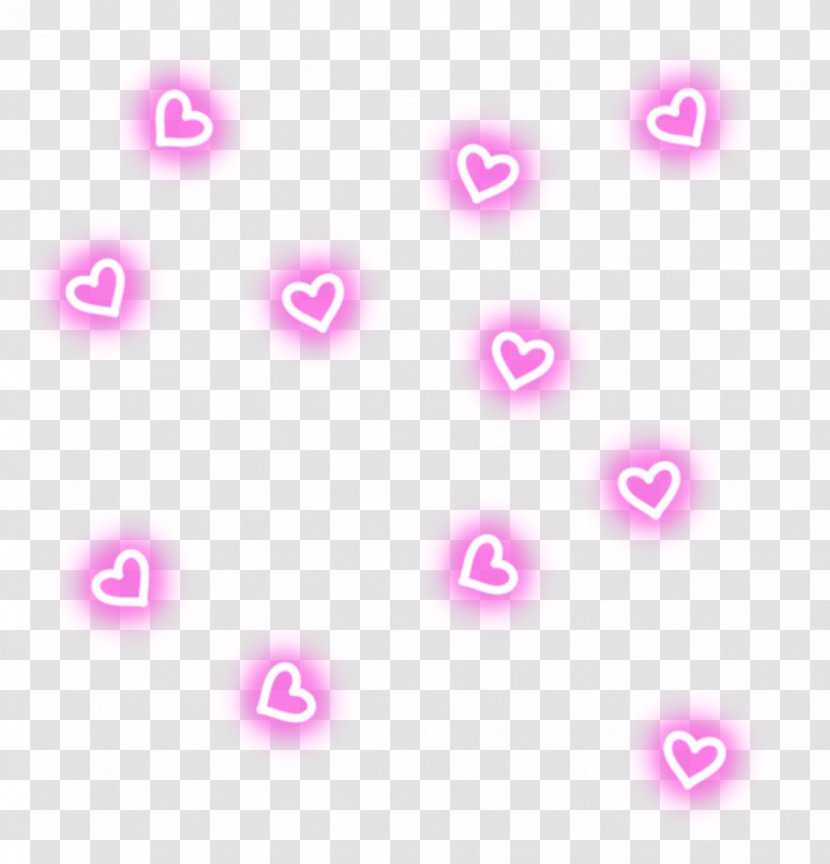 Heart Emoji Background - Violet - Magenta Lilac Transparent PNG