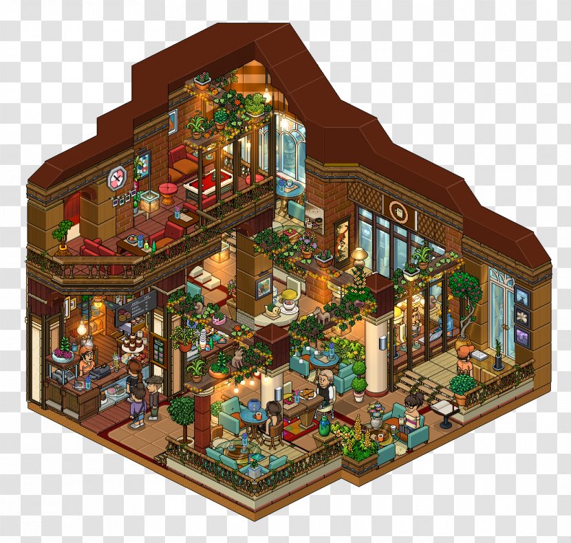 Habbo Room Apartment DeviantArt - Christmas Decoration - Design Transparent PNG