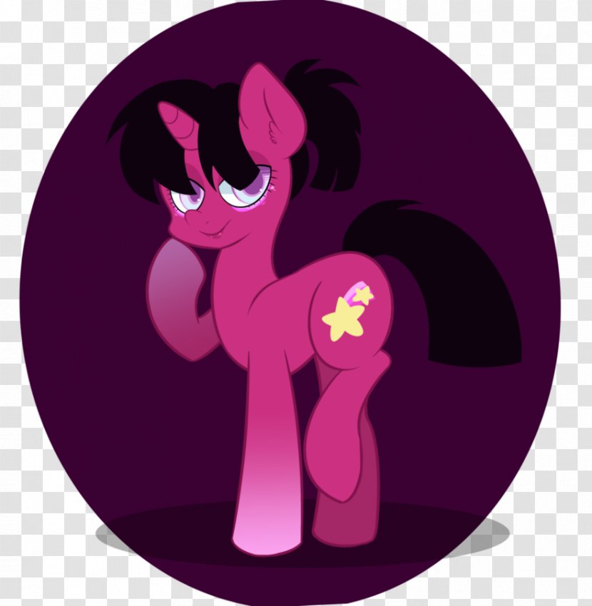 Horse Pink M Character Clip Art - Flower Transparent PNG