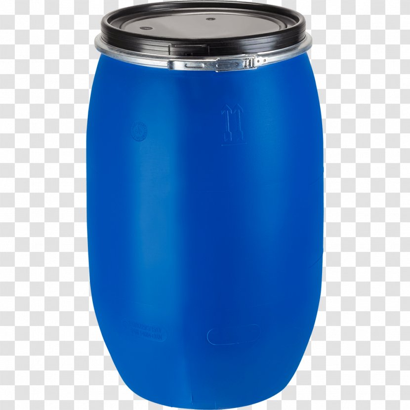 Plastic Bag Drum Packaging And Labeling Lid - Cobalt Blue Transparent PNG