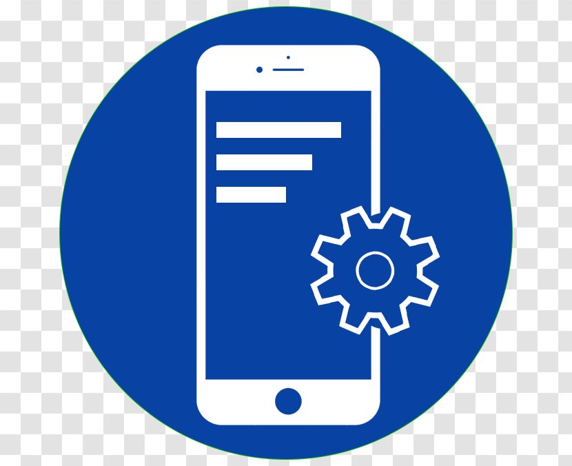 Mobile App Development Web IPhone - Blue - Iphone Transparent PNG