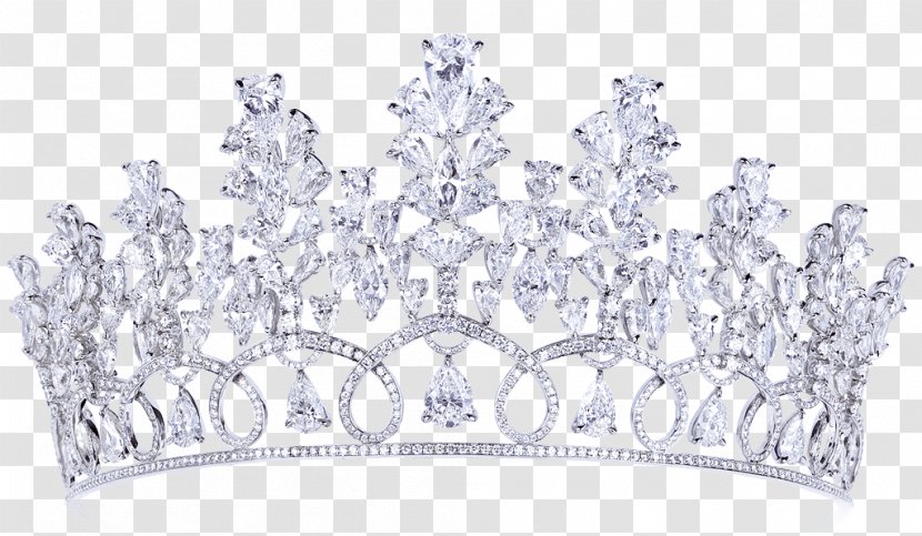 Miss The Glam Monaco International Tiara Crown Jewellery Diamond - Body Jewelry Transparent PNG