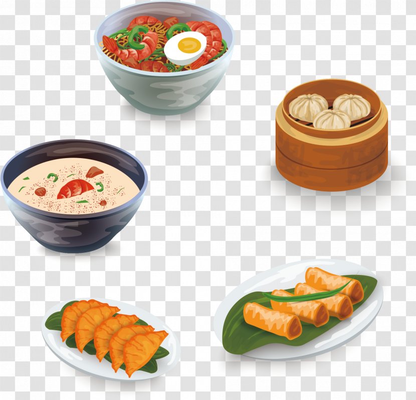 Chinese Cuisine Asian Spring Roll Mapo Doufu - Garnish - Breakfast Transparent PNG
