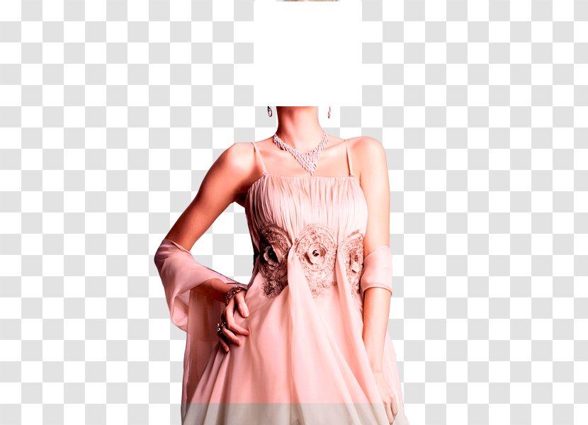 Wedding Dress Lace Bride - Satin - Female Model Transparent PNG