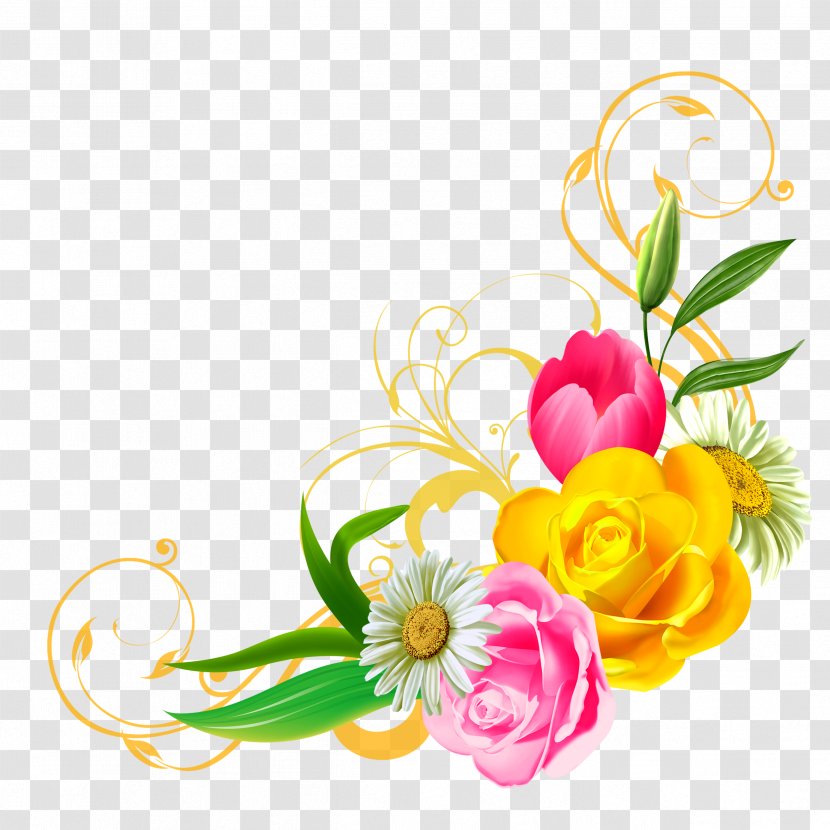 Flower Bouquet Clip Art - Rose Order - Artwork Transparent PNG