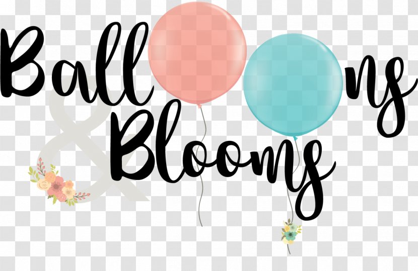 Balloons & Blooms Flower Bouquet Ribbon - Logo - Balloon Transparent PNG
