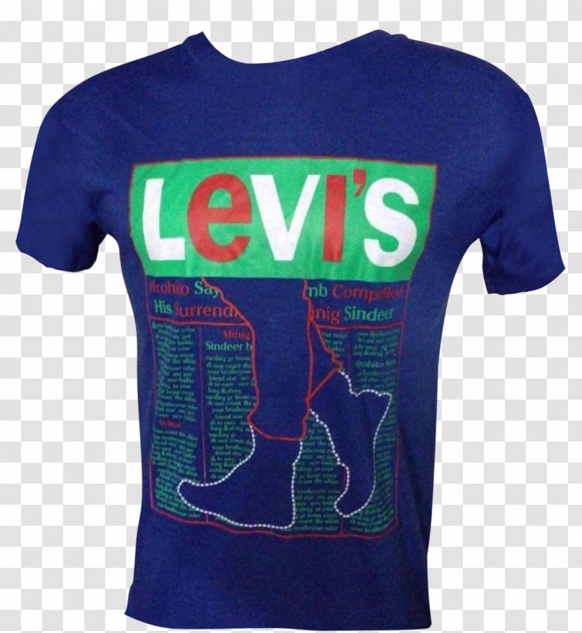T-shirt Logo Sleeve Outerwear Font - Text - Levies Kids Fashion Transparent PNG