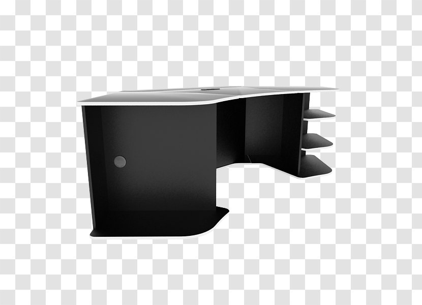 Desk Computer Monitors Table Video Games 3x34 - Black - Hide Wires Transparent PNG