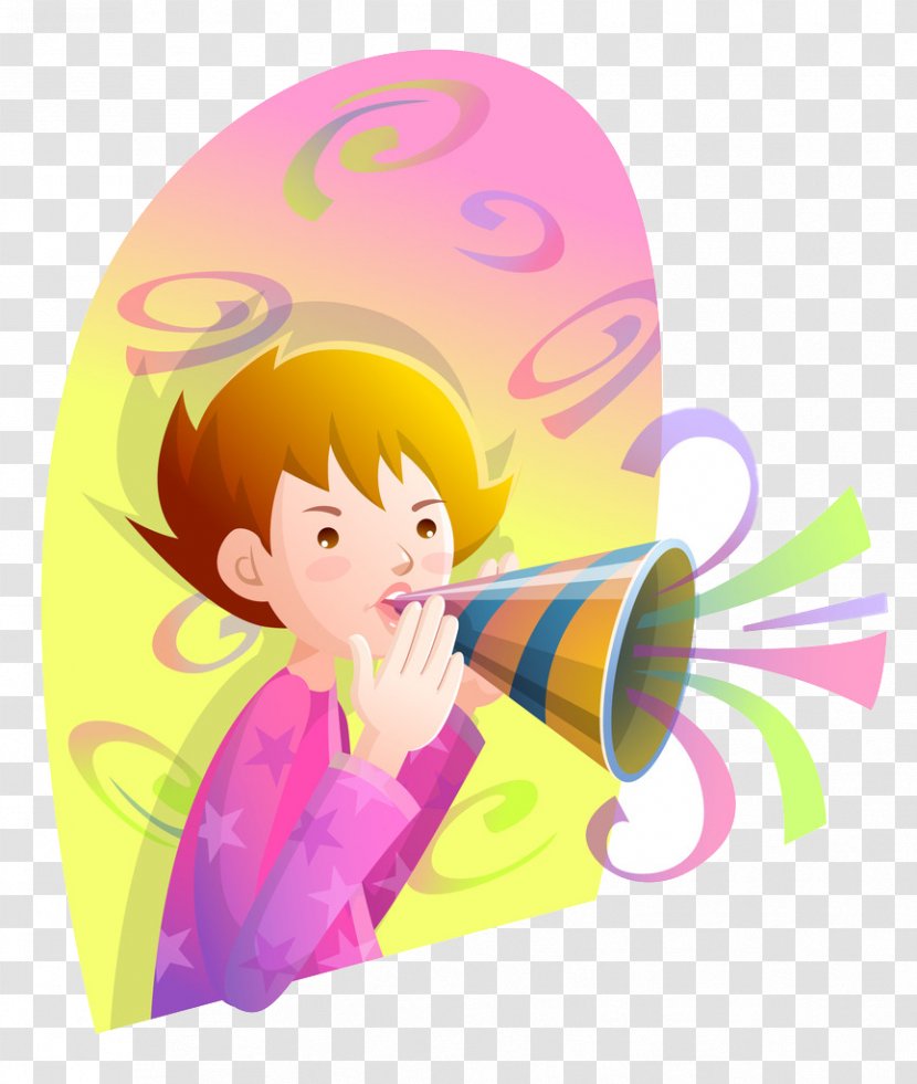 Trumpet Clip Art - Tree - Boy Transparent PNG