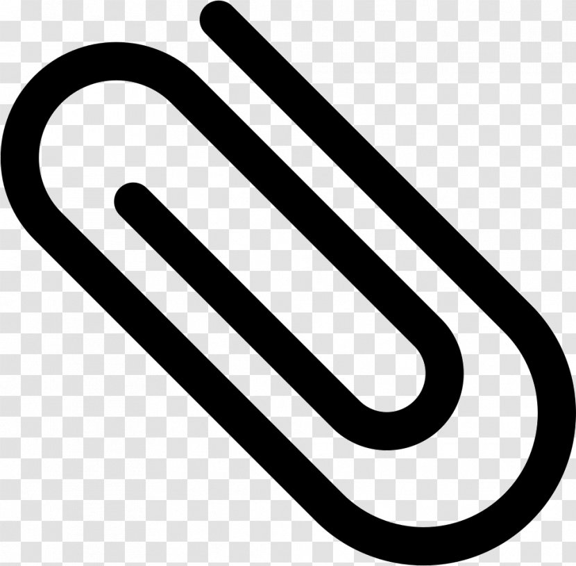 Paper Clip Symbol Vector Graphics - Email Attachment Transparent PNG